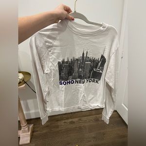 New York City cropped shirt. Worn once